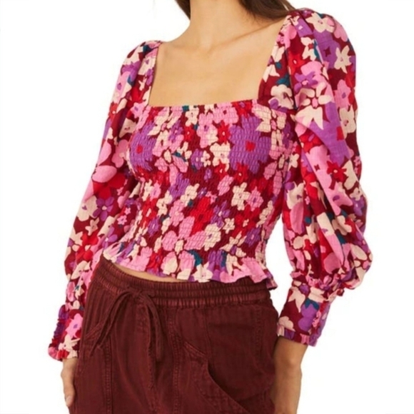 Free People Tops - Free People Ariana Printed Top S